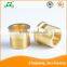 6 point male thread joint copper adapter