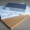 Building facades material blue aluminum honeycomb panels