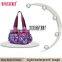 Fashion handbag cute purple baby diaper bag mama bags /mummy bag