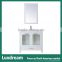 matte white bathroom vanities with glass basin