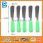 12cm cheap custom design butter spread knife with plastic handle