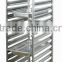 Bakery Equipment Buffet Service Tray Rack Stainless Steel Tray Trolley Cake Trolley Food Trolley With Pan
