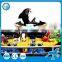 Fuuny kids fighting game shooting water amusement park shark island rides for sale