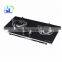 tempered glass cooking gas stove with 2 Burners