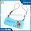 Customize size blank plastic card printing with key tag holder