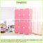 2015 hot sales diy closet plastic bedroom wardrobe design