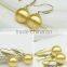 AAA Perfect Round 10-11mm South Sea Golden Pearl Earring