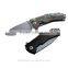 Italy design army folding tactical knife army knife with micarta handl