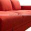 Factory Direct Modern Design High Quality chesterfield sofa cum bed/ Red Fabric Sofa Bed
