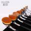 New Arrival 9pcs Silver Golf Foundation Makeup Brush Tools Kit