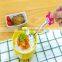 100% food grade flexible silicone baby spoon with custom logo