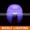Attactive Oval Glowing Brightsome Rechargeable LED Lighted Bar Stool Bar Chair