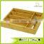 Store More 5-slot Bamboo Kitchen Utensil Drawer Organizer Tray