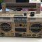 Creative DIY Folding Paper Box Assemble Speaker, Funny Ratro Boom Box Speaker, Mobile Phone Paper Boom Box Speaker For Wholesale