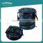 Custom color large insulated cooler buckets, 600D foldable ice bucket