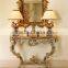Hand-carved Console Mirror For Living Room Decoration