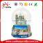 Resin mini glass snow globe of paris snow globe souvenir