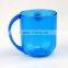 Colorful PS OEM Service Plastic Hard Mug With Handle For Kids