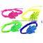 Neon Fluorescent Hamsa Hand Charm Cord Hand Braided Bracelet Friendship Bracelet for Promotion Gift