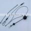 7*7 3.2MM coated to 4.8MM Wire Rope Cables/Loop Cable Assembly