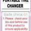 CE approved Truck /motorcycle Portable tyre changer
