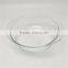 2L glass hot food warmer round silver chafing dish