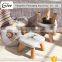Lovely useful pretty Round Shape Children Lunch Seat Wooden Feet Stool