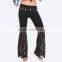 Wholesale women's lace fishtail dance pants with coin lace bell