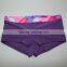 Sublimation spandex nylon women's panties, cheap ladies swimming panties