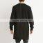 Wholesale make your own crew neck black tall sweatshirts mens sweatshirts