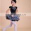 hot sale good quality tutu dress for 5-8years/ girls embroidered black ballet dress for girls dancing