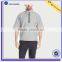 2016 New design fashion short sleeve slim fit zipper shirt for men