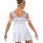 2017 New !!-Medium Style and white lace Design girl's jazz costumes