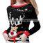 high quality Christmas reindeer knitting pattern pullover sweater jumper for wholesale