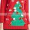 2017 Womens Christmas Knitting Tree Patterns Pullover Jumper Sweater for Adult