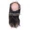 Brazilian Human Hair Kinky Straight lace frontal with 360 lace band
