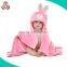 Wholesale Soft Flannel Blanket Baby Bath Towel With Hooded Bear Ears