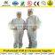 ESD jumpsuit with grounding cord, ESD Anti-static coverall