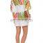 Sexy Women Casual Floral Print Chiffon Playsuit for Summer 2016 New Design OEM