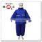 reflected polyester motorcyclist raincoat for indonesia
