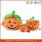 Smile face Halloween plush stuffed pumpkin toy for baby holiday gifts