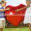 (DX-QQ-0036)HEART-SHAPED RED NON LATEX BALLOONS