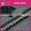 wholesale black/gold trims for dress/scarf sequin and beads trimming