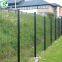 Folded and V pressed steelmesh fence panel