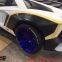 Carbon Fiber Body Kit Front Rear Lip Chin Bumper Side Skirt Spolier Tuyere for Lamborghini LP700 LP720 LP740 Upgrade to LP750SV