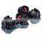Factory Direct Sell Weights Adjustable Dumbbells Set Rubber For Sale