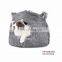 luxury long fur fabric dog accessories bed soft outdoor cute dog cave bed