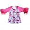 Toddler Baby Kid Girls Clothing Flutter Shirt For Infant Girl Top Baby Clothes