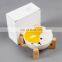 Wholesale Japan Style Printed White Custom Marble Ceramic Cat Pet Dog Bowl