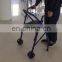 7" 2 Rous Lightweight Stand up Senior Old People Disabled Arm Adjustable Aluminum Folding Wheel of Rollator Walker With Seat